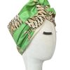 Bandeau large léopard vert