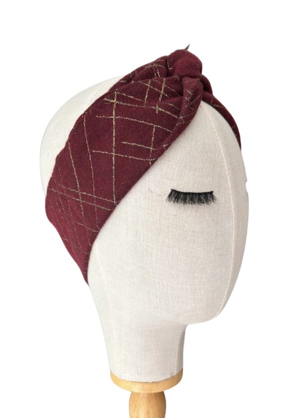 Bandeau small bordeaux graphique