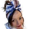 Bandeau large bleu et blanc