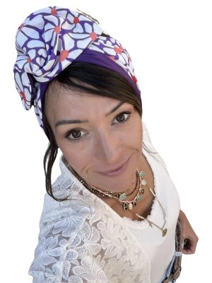 Bandeau large marguerite 🌼 violet