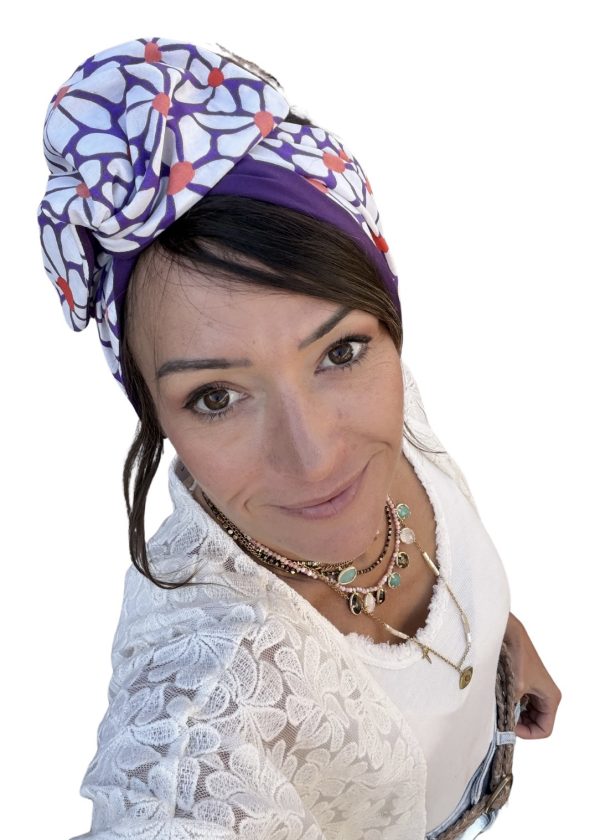 Bandeau large marguerite 🌼 violet