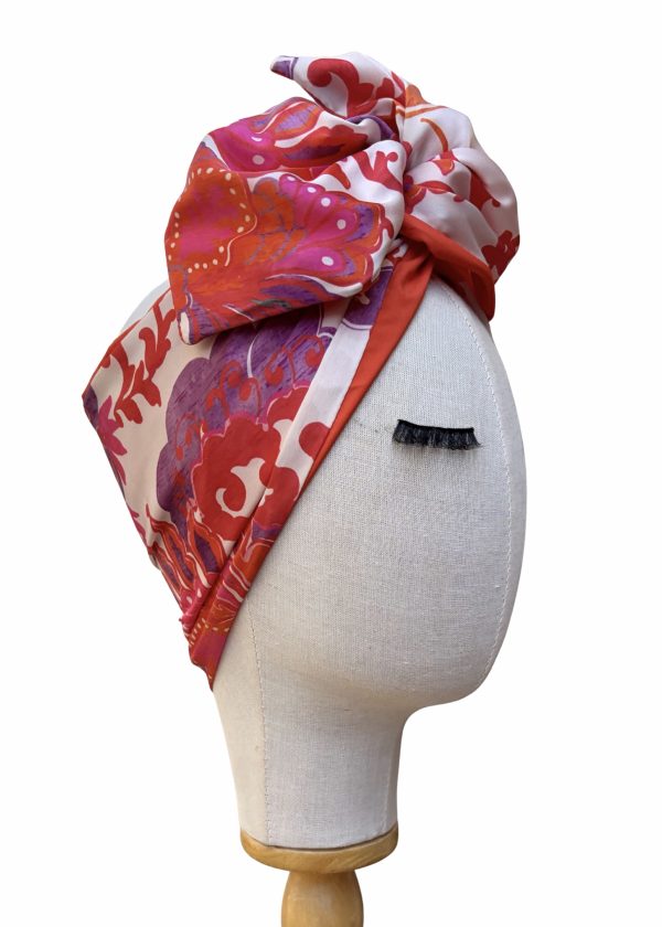 Bandeau floral rose