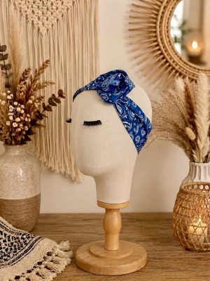 Bandeau small bandana bleu
